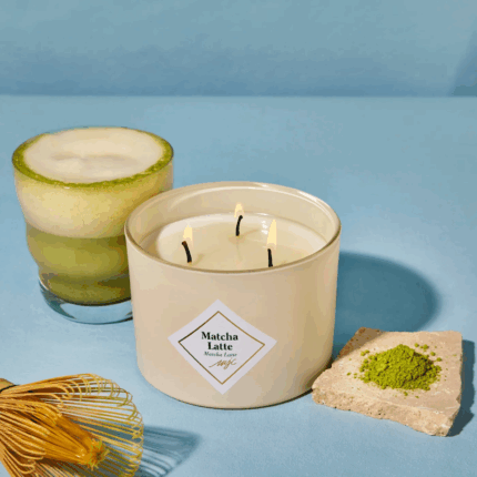 Large Matcha Latte Candle