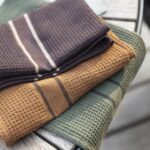 Recycled Tea Towel Lars Caramel - Image 2